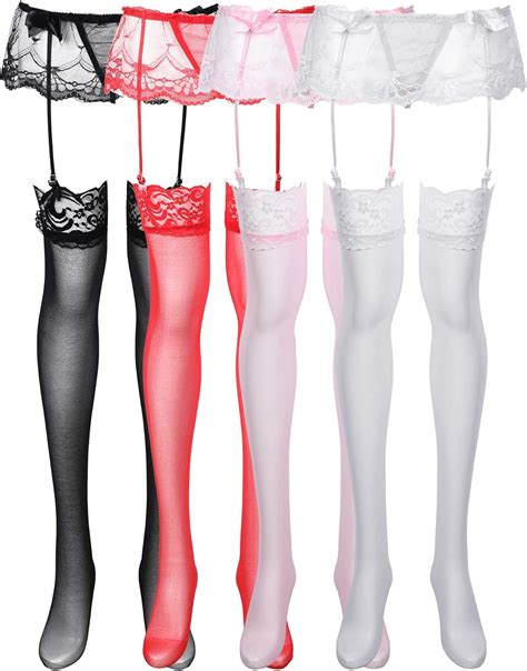 thigh garter|thigh high stockings with garters.